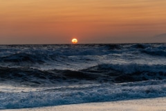 Puesta de sol en cabo de gata